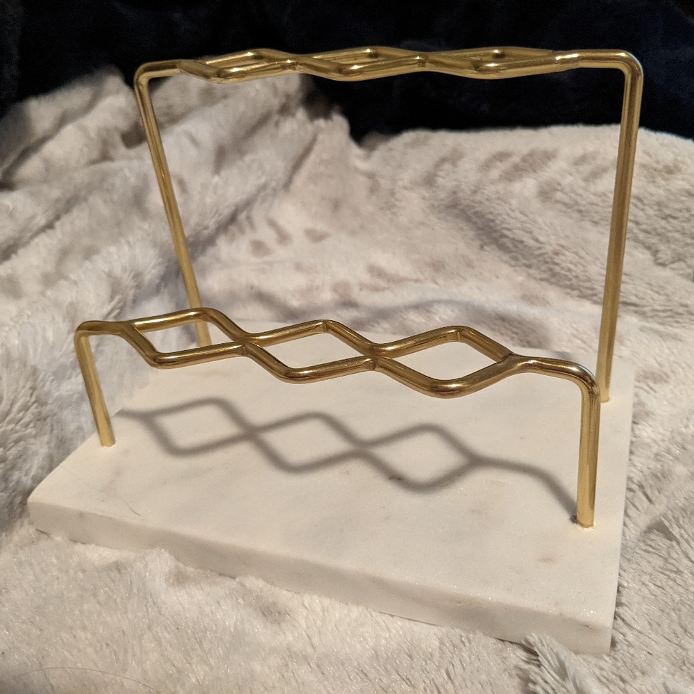 Anthropologie marble vanity organizer